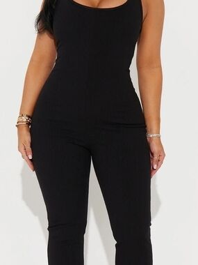 Snatched Heavy Ribbed Jumpsuit- Small